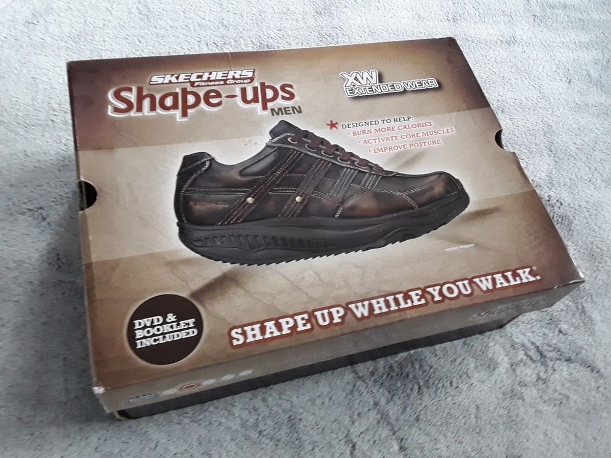 Sketchers Shape Ups Sneakers Shoes Mens size Brown UK