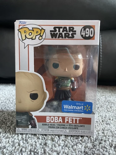 Boba Fett Unmasked Funko Pop #490 Walmart Exclusive Star Wars