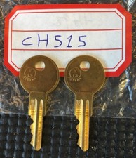 CH515 KEY 2 NEW KEYS FOR TOOL BOX KEY CODE CH515