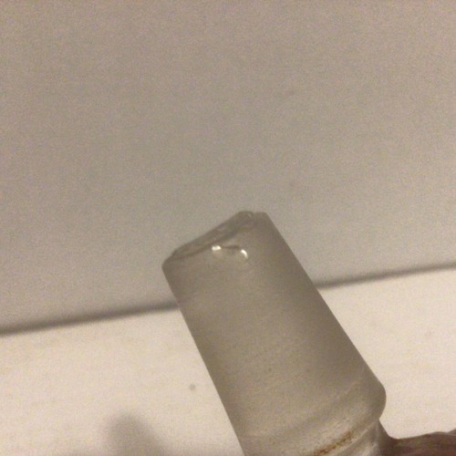 Antike Rieger Purfume Glasflasche mit Glasstopfen - Bild 7 von 10
