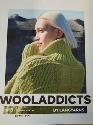 Wooladdicts #13-  3sprachig, Strickanleitungen, Herbst/Winter, Langyarns #7162