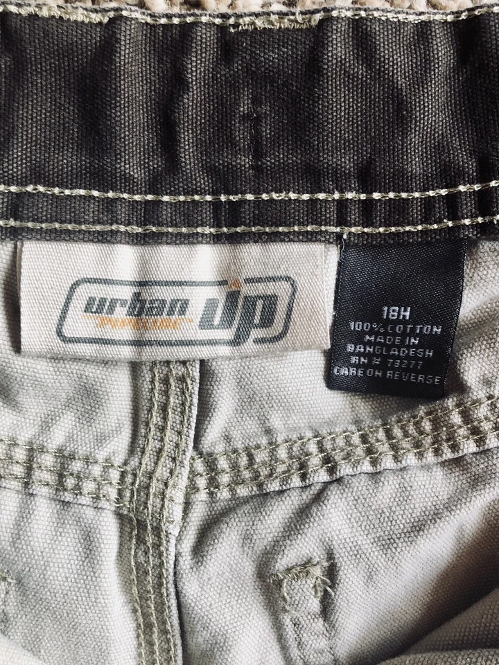 Pantalones Cortos Urban Pipeline UP Niños 18H (Husky) Algodón Informal Caqui/Tostado RN 73277 Foto 4 de 4