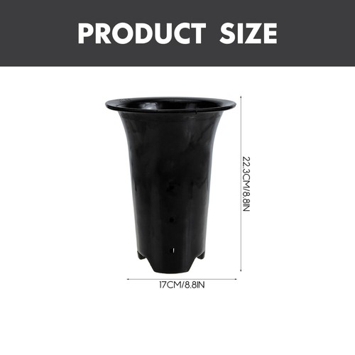 6 Pcs Plastic Planters Flower Bucket Plastic Plant Container - Picture 3 of 12