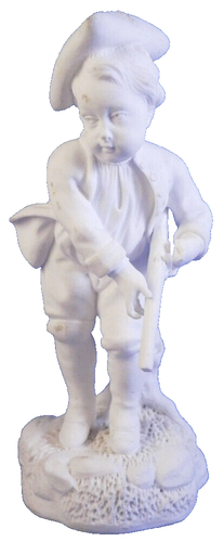 ANCIENNE FIGURINE UNE femme en porcelaine biscuit numérotée de 12,2 cm EUR 14,99 - FR