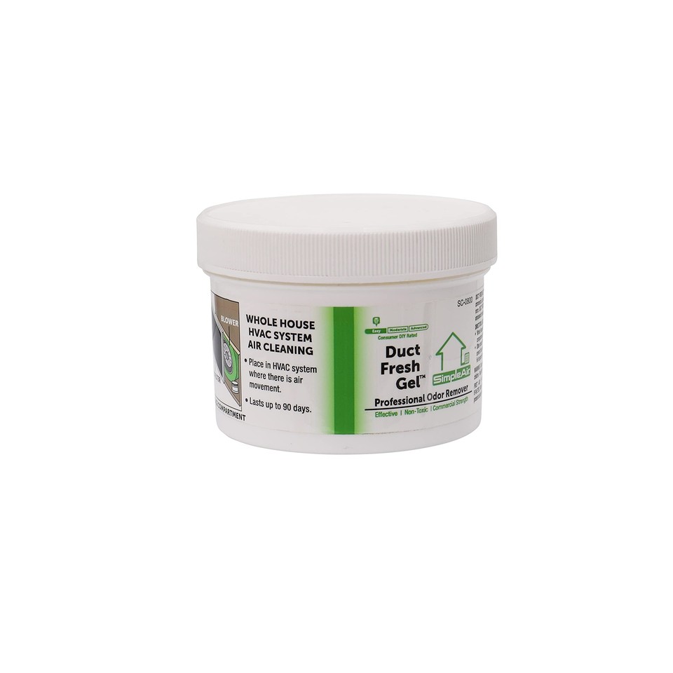 SimpleAir Duct Fresh Gel HVAC Air Freshener, Cleaner, Deodorizer Non