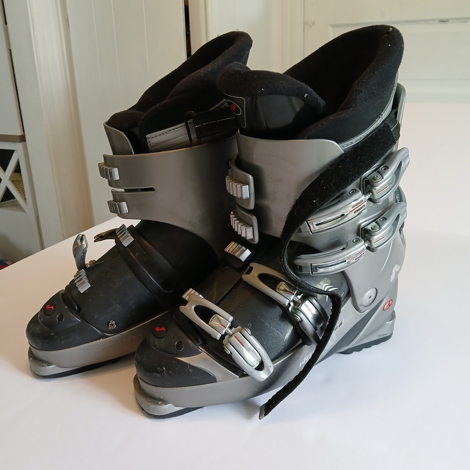 SALOMON Scarponi da sci Nordica F6 335 mm 290 295 grigio argento nero