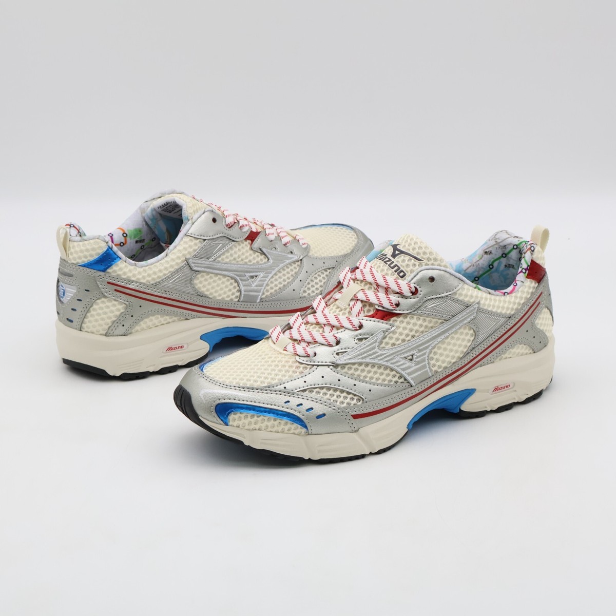 D1GA250801 Mizuno MXR Osaka Pack Off White Silver Red (Men's) | eBay
