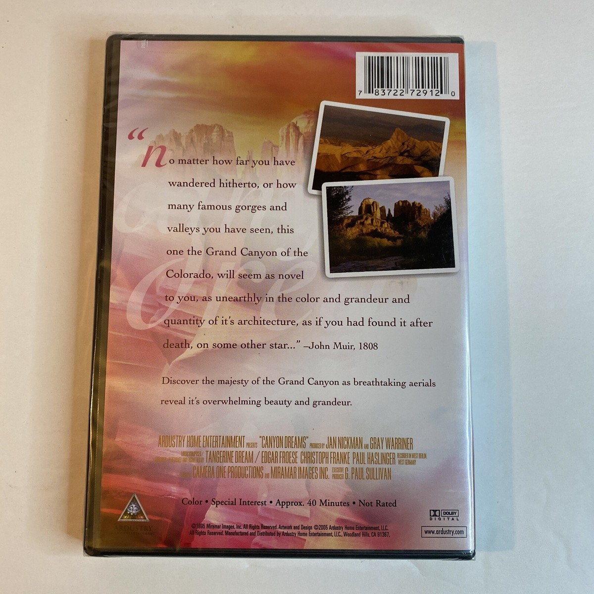 Canyon Dreams: Discover The Majesty Of The Grand Canyon (DVD, 2005