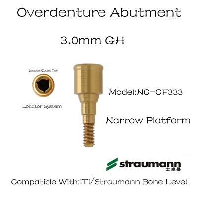 Straumann-Bone Level Dental Overdenture Locator Abutment For 3mm Narrow Platform
