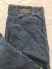 Marithe Francois Girbaud Jeans Size 40M Wide Leg Baggy Light Wash Urban Grunge
