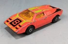 Lesney Matchbox Superfast Lamborghini Countach No. 27 1973 Red - Made In England