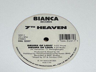 7th HEAVEN 12'' DRUMS OF LOVE