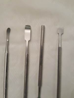  Spatula Staneless Steel 4 pcs Set Tools Dental Carver Wax Surgical Instruments