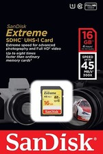 Sandisk 16G extreme T8i C2 HD SD card for Canon EOS Rebel T7i T6i T6 T5i T4i SL1