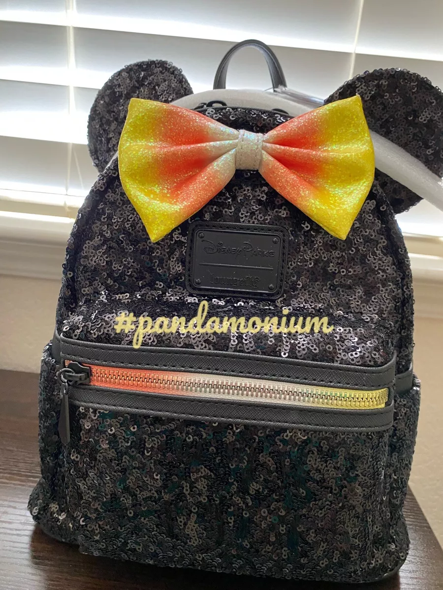 Disney loungefly candy corn backpack hot sale