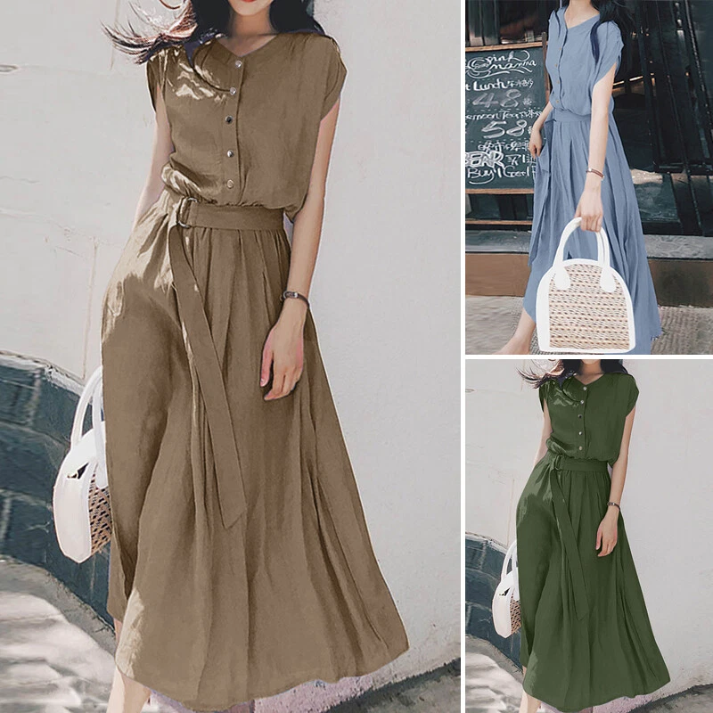 Casual sundresses shop with short sleeves