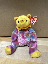 2001 TY Original Beanie Babies NOVEMBER Happy Birthday Bear 8   w/Tags Box 164