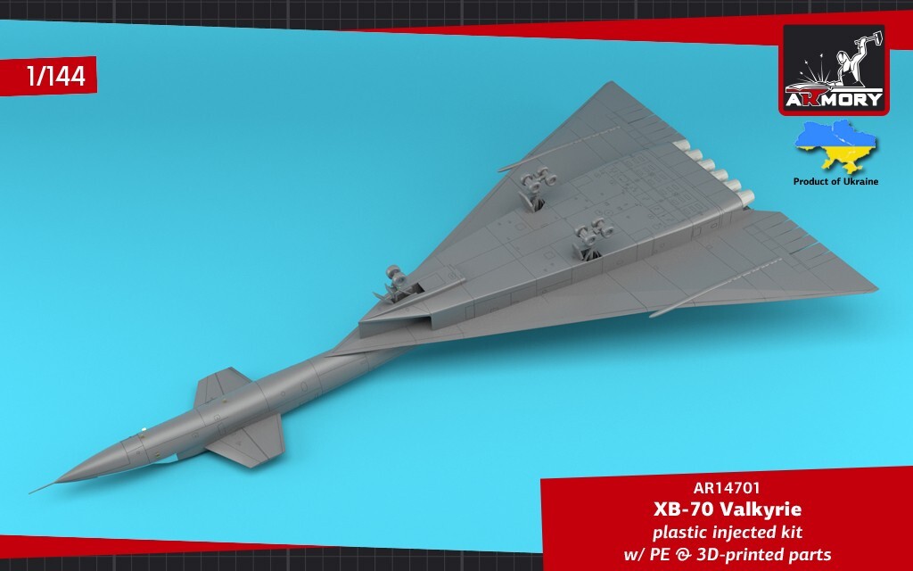 North American XB-70 Valkyrie Strategic Bomber (Model kit ) 1/144