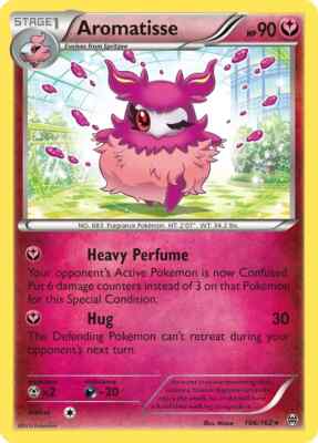 aromatisse pokemon card value Aromatisse (Mega Rising #116/331, 2-Diamonds) [Psychic][Colorless] Aromatisse 106/162 Rare XY -
