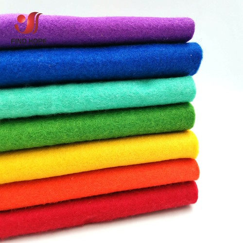 7 rollos de tela de fieltro suave hoja no tejida retazos artesanía hágalo usted mismo material hecho a mano - Imagen 9 de 18