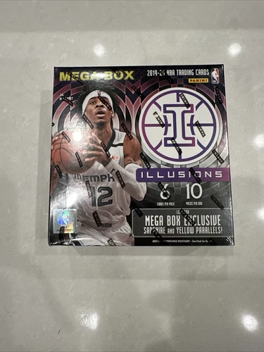 2019-20 ILLUSIONS Basketball MEGA BOX Sealed! ZION & JA ROOKIES! Sapphire!