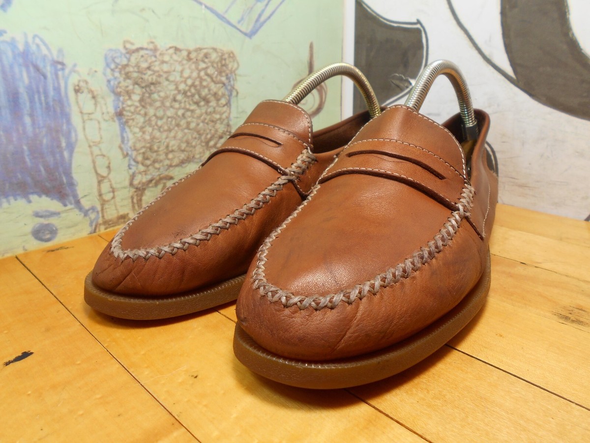 Sperry Top-Sider Brown Leather Penny Loafers Men