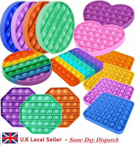 PUSH POP BUBBLE FIDGET TOY TIKTOK GAME 