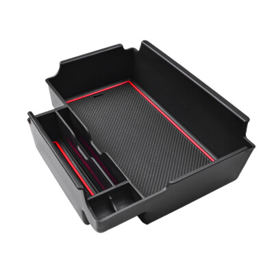 YJJSM Auto Organiseur De Console Centrale Pour Renault Trafic,Organiseur De Console Centrale Boîte De Rangement Pour Accoudoir Plateau De Rangement ABS Accessoires Intérieurs