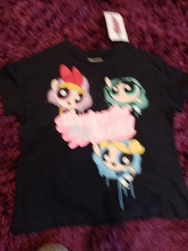 T-shirt Marks And Spencer Fille 5-6 Ans – Noir, Manches Longues, Velours Polyester