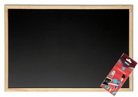 Kreidetafel 60 X 80 Cm + 12 Tafelkreide Schultafel Pinnwand Maltafel Malwand Set