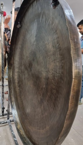 26" Tibetan Healing Gong — Handmade Hand-Hammered Sound Gong for Meditation - Picture 2 of 9