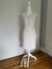 Calvin Klein Pencil Dress w/Circle Trim Neckline Dress 4