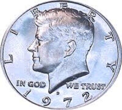 D  Kennedy Half Dollar ~ BU Condition 1972
