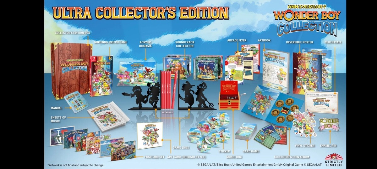 Wonder Boy Anniversary Collection Ultra Collector's Edition