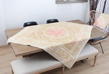 Suzani Fabric Suzani Throw Home Gift 4.69' x 4.79' Vintage Fast Shipment 15904
