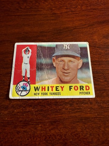 1960 Topps #35 Whitey Ford HOF. Poor/Filler