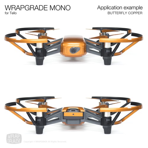 WRAPGRADE Skin Wrap für DJI Ryze Tello Drohne Zubehör / Full Wrap Aufkleber - Bild 13 von 42