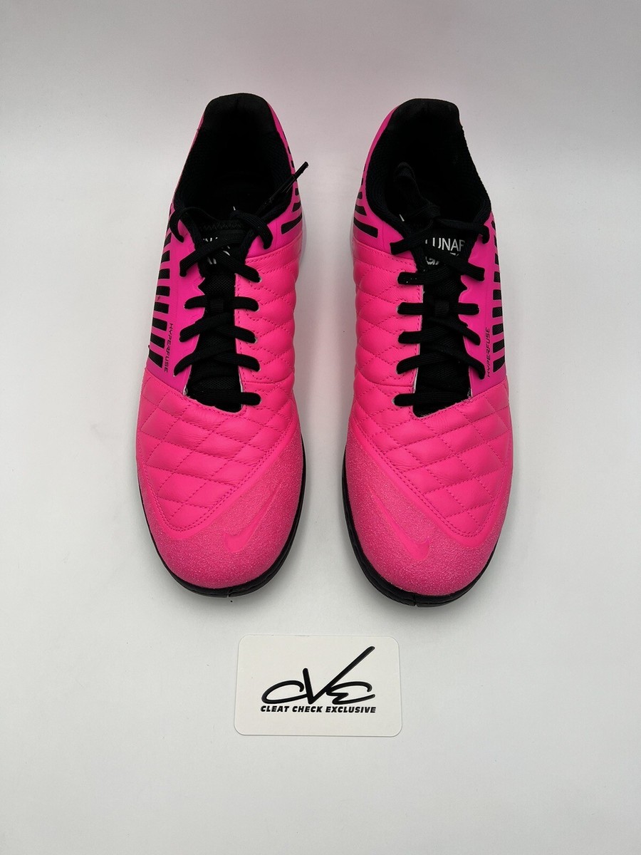 Nike Lunar Gato II IC Indoor Soccer Shoes Futsal Pink Mens Size