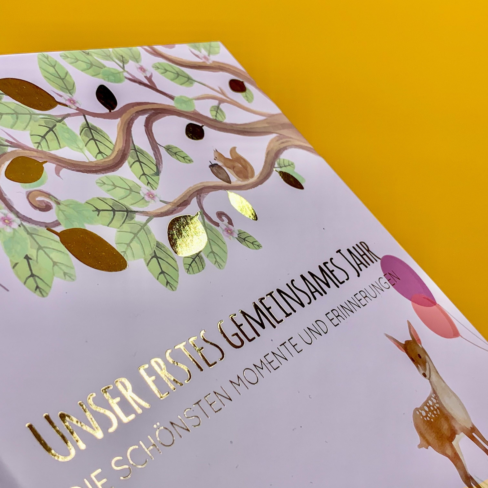 Thumbnail - Babyalbum - Unser Erstes Gemeinsames Jahr (rosé) | Pia Loewe | Buch |