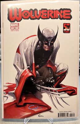 Wolverine #41 Signed Clayton Crain Variant Marvel Comics NM COA