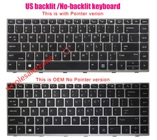 US Backlit / No-backlit Keyboard For HP EliteBook 745 G5 G6,840 G5 G6,846 G5 G6