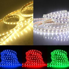 5050 LED Strip Light Tape Rope 16.4-98.4ft SMD Outdoor Waterproof Lights Rope