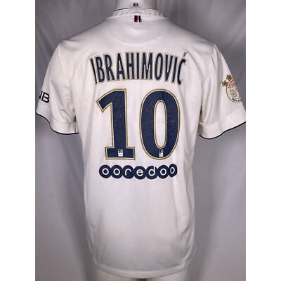 Zlatan Ibrahimovic #9 PSG Paris Saint-Germain 2014-15 Away Jersey