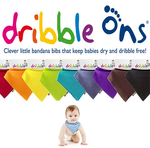 ¡Babera Bandana Dribble Ons todos los colores! ¡Rosa, azul, blanco, azul marino, rojo, negro, etc...!
