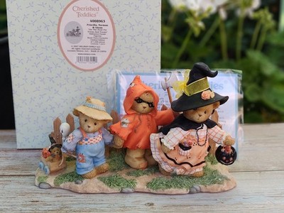  Enesco Cherished Teddies limitierte Figur '' Priscilla, Norman & Glenn'' #4008963