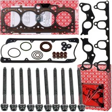 ELRING ZYLINDERKOPFDICHTUNG + SCHRAUBEN für 1.0+1.3+1.4 VW GOLF 3 POLO 86C VENTO