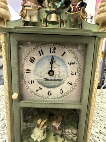 Rare Retired Wee Forest Folk Homecoming Mantle Clock Number 22 Of 150 Made - Foto 6 di 14
