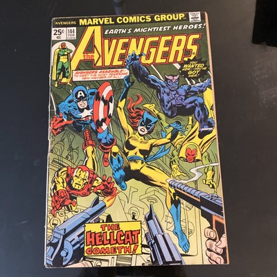 Avengers #144  LOWER GRADE READER  1st Appearance Hellcat Marvel 1976