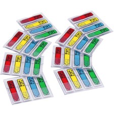 Sign Here Message Arrow Flags Assorted Colors, 640 Pages Total, 0.47 x 1.77 I...