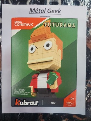 Futurama Fry Kubros Mega Bloks (See Photos) Free Shipping in Canada !!